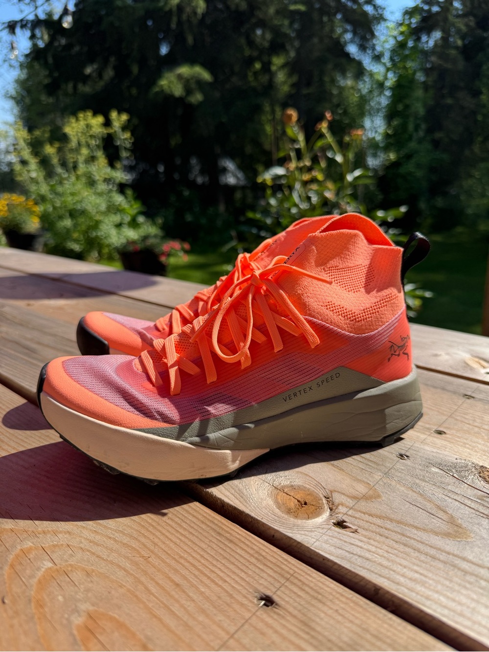 Arc'teryx Vertex Speed Women's Running Shoes - Coral Orange